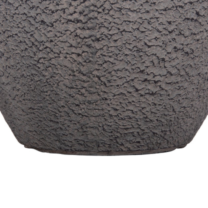 ΣΕΤ 3 ΤΜΧ ΓΛΑΣΤΡΕΣ GARDENER FIBERCLAY ΣΕ ΣΚΟΥΡΟ CEMENT ΧΡΩΜΑ Φ55x54