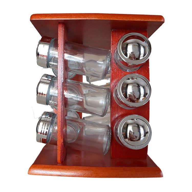 Θήκη για Μπαχαρικά με Περιστρεφόμενη Βάση 12 Τεμ