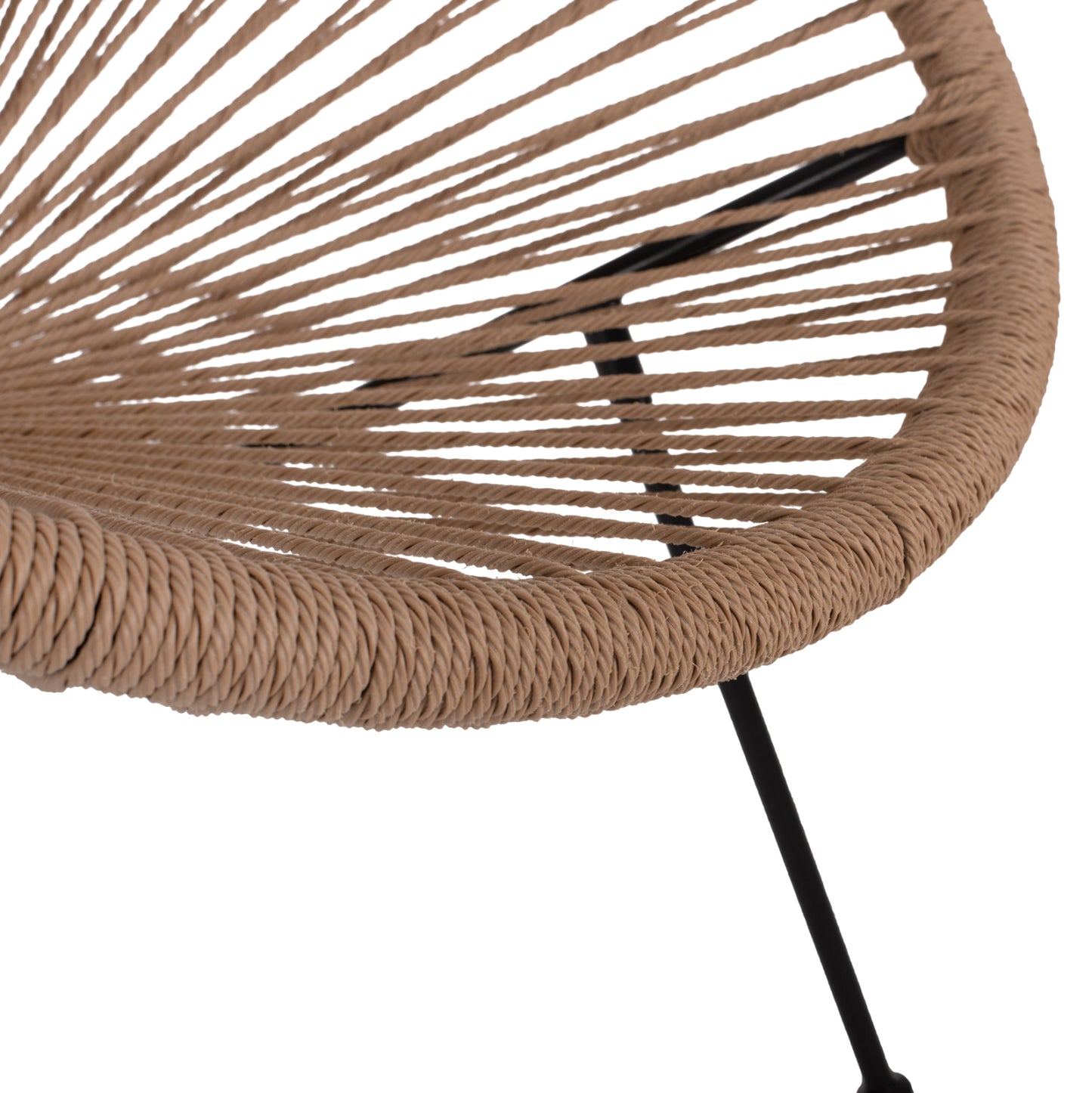 ΣΕΤ ΕΞΩΤΕΡΙΚΟΥ ΧΩΡΟΥ 3 ΤΜΧ ACAPULCO TWISTED WICKER ΜΕΤΑΛΛΟ