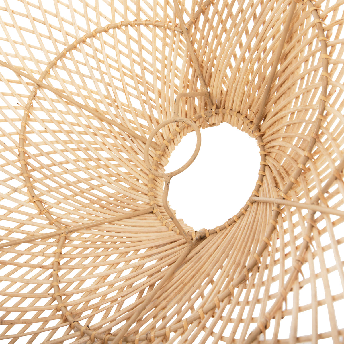 CEILING LIGHT SET, ROPE PENDANT AND NATURAL RATTAN, D58.5x131