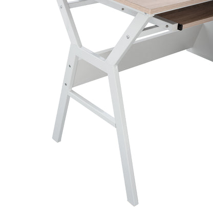 ΣΕΤ ΓΡΑΦΕΙΟΥ 2 ΤΜΧ ΜΕΛΑΜΙΝΗ ΣΕ SONOMA ΛΕΥΚΟ ΜΕΤΑΛΛΟ
