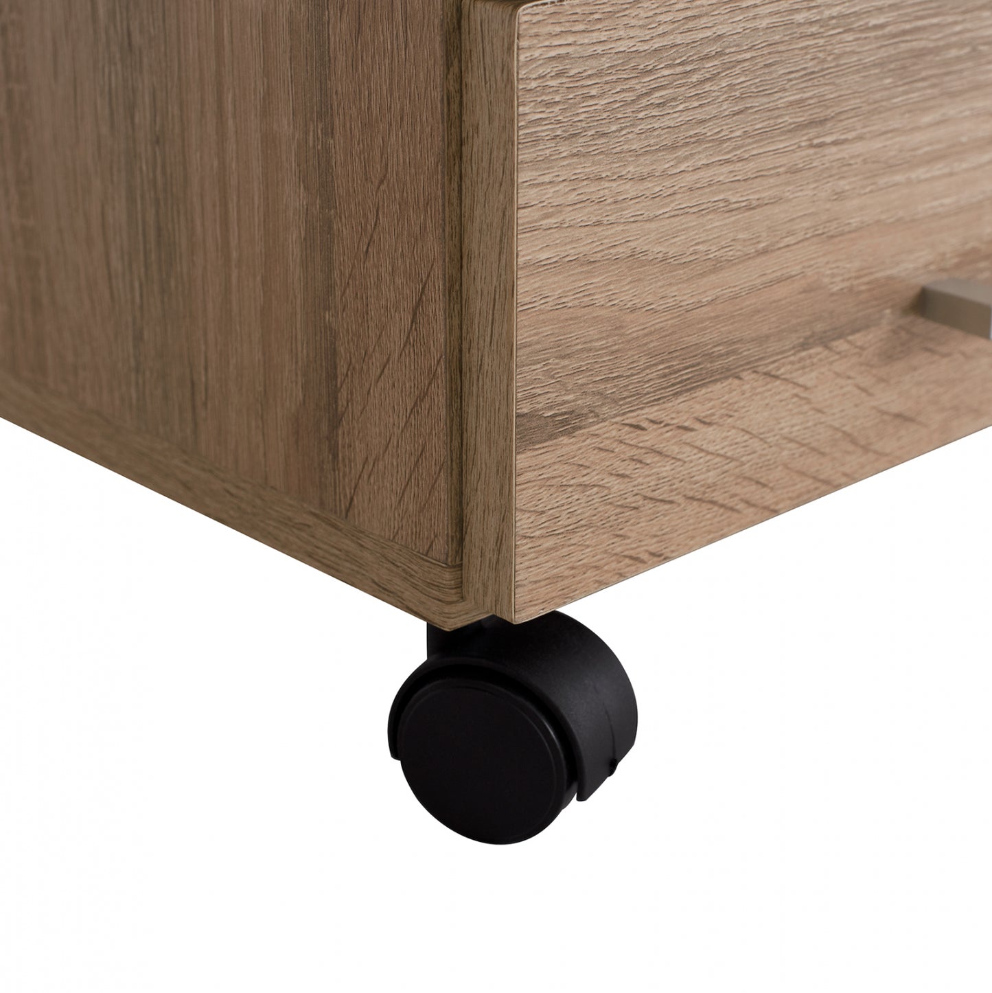 OFFICE SET 2 PCS DESK & DRAWER UNIT IN SONAMA COLOUR