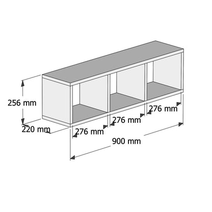 3 PC OFFICE SET MELAMINE IN WHITE