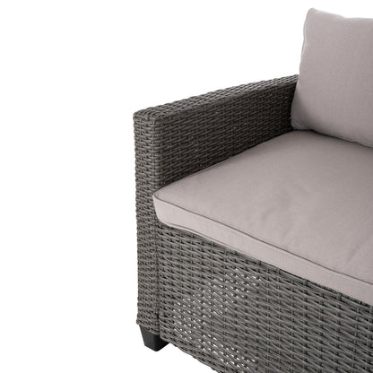 ΣΕΤ ΣΑΛΟΝΙ ΓΩΝΙΑ & ΤΡΑΠΕΖΙ CARSON HM6078.01 ΓΚΡΙ ΣΥΝΘ.RATTAN-ΜΑΞΙΛΑΡΙΑ