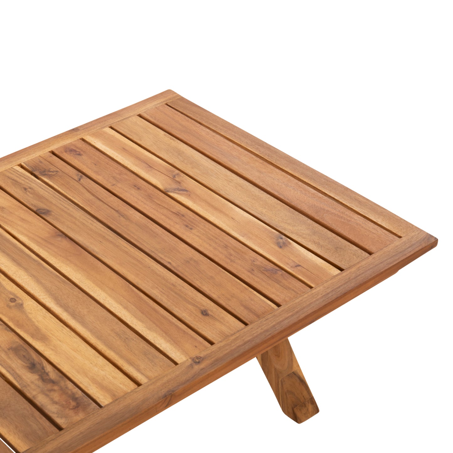 OUTDOOR LIVING ROOM SET 4 PCS ROSSWELL ACACIA WOOD ROPE & ANTHRACITE CUSHIONS