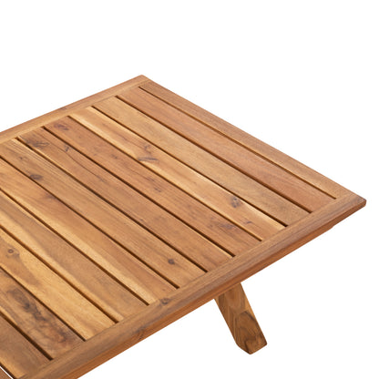 OUTDOOR LIVING ROOM SET 4 PCS ROSSWELL ACACIA WOOD ROPE & ANTHRACITE CUSHIONS