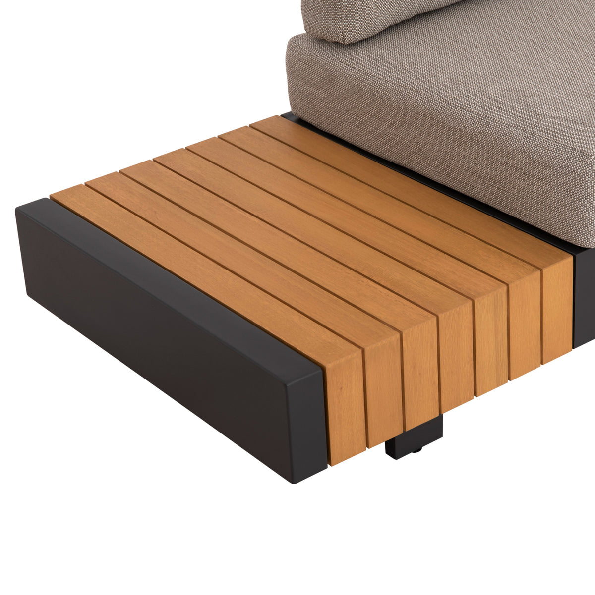 4-PIECE OUTDOOR LOUNGE SET ADHARA ALUMINUM OLEFIN FABRIC SINTERED STONE