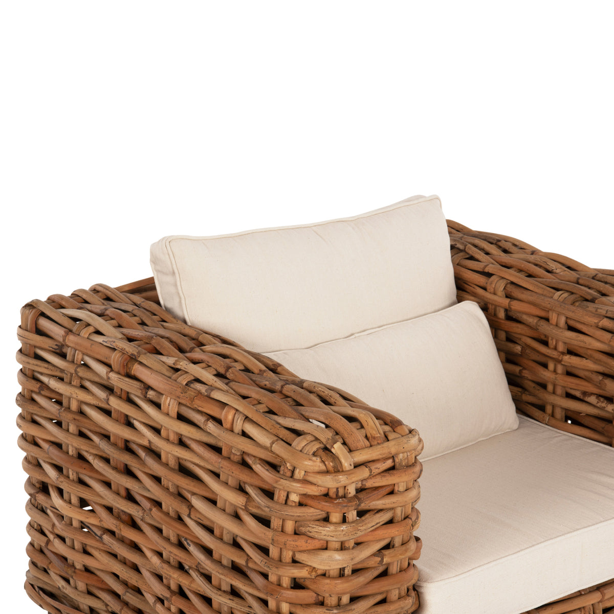 ΣΕΤ ΣΑΛΟΝΙ ΕΞ. ΧΩΡΟΥ TROPEL 4 ΤΜΧ ΦΥΣΙΚΟ RATTAN ΞΥΛΟ ΜΑΟΝΙ ΛΕΥΚΑ ΜΑΞΙΛΑΡΙΑ