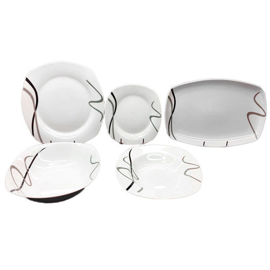 Σερβίτσιο Φαγητού Πορσελάνης 20 Τεμαχίων