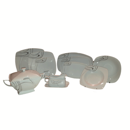 Σερβίτσιο Φαγητού Πορσελάνης 72 Τεμαχίων