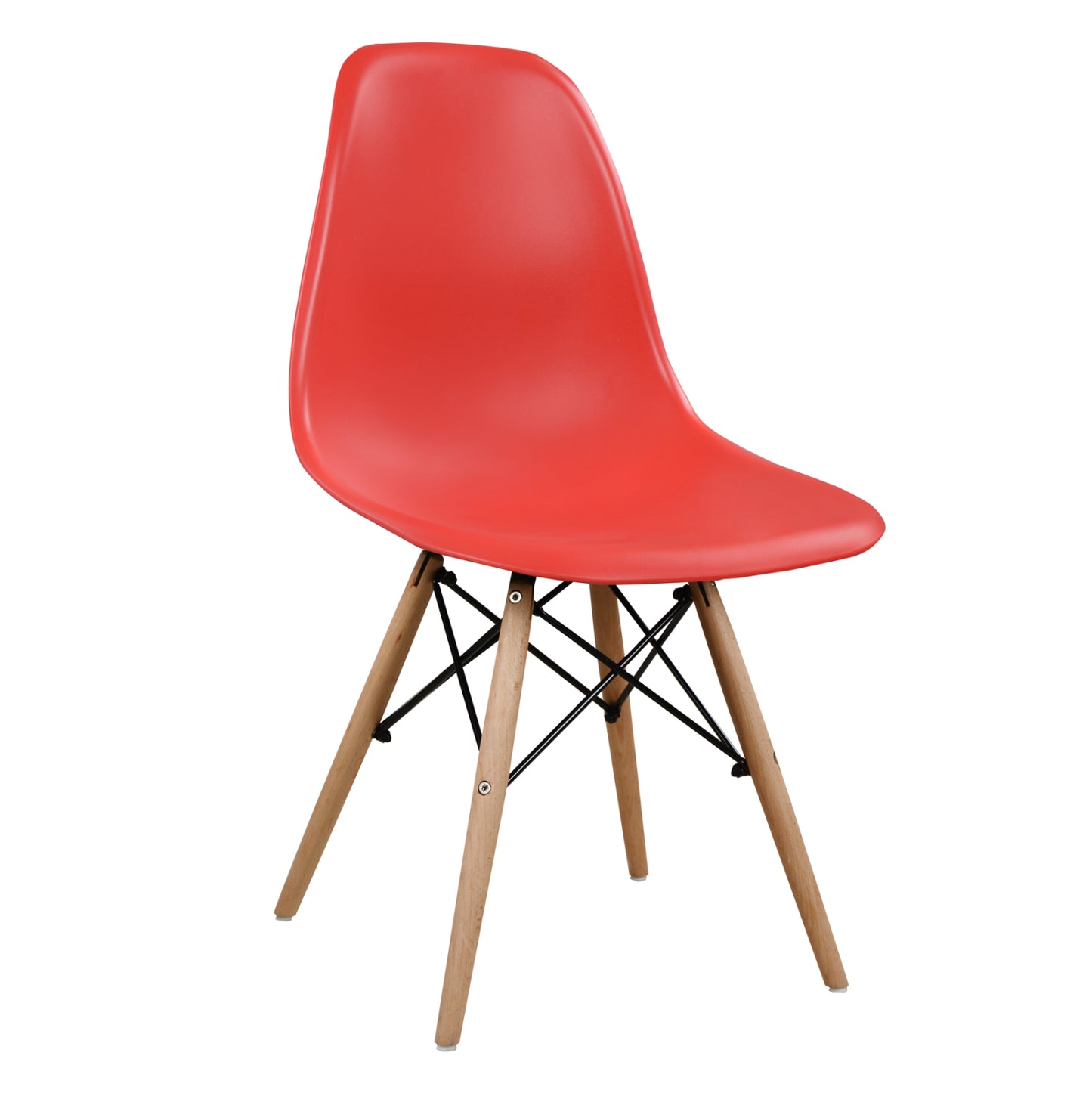 DINING SET 5 PCS TABLE MINIMAL 120x80x73 TWIST RED