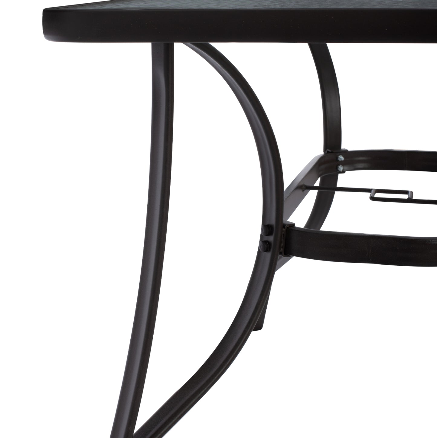 5-PC DINING SET BRAVO TABLE & 4 CHAIRS 120x70cm BROWN