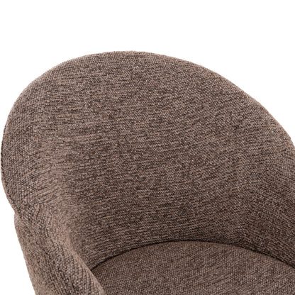 ΣΕΤ ΤΡΑΠΕΖΑΡΙΑΣ 5 ΤΜΧ DRENNY ΚΕΡΑΜΙΚΟ TOP ΥΦΑΣΜΑ TAUPE & ΜΕΤΑΛ. ΠΟΔΙΑ