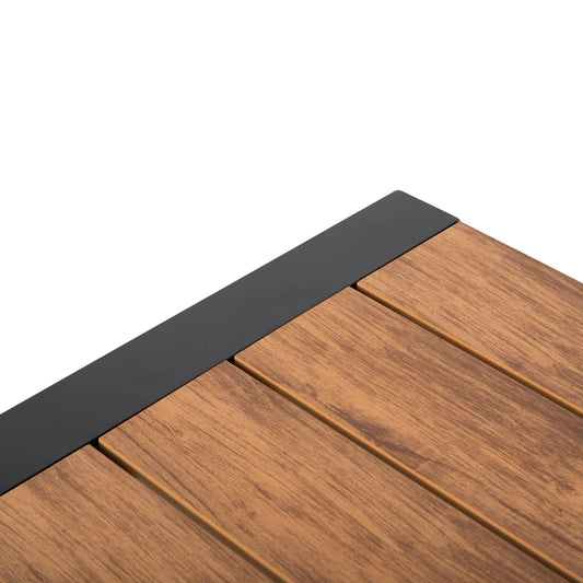 ΣΕΤ ΤΡΑΠΕΖΑΡΙΑΣ 5 ΤΜΧ MAGNET ΑΛΟΥΜΙΝΙΟ ΑΝΘΡΑΚΙ POLYWOOD P.E. ΣΧΟΙΝΙ