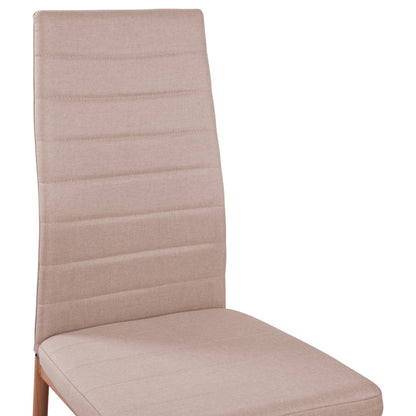 ΣΕΤ ΤΡΑΠΕΖΑΡΙΑΣ 5 ΤΜΧ MINIMAL ΛΕΥΚΟ MDF ΜΠΕΖ ΥΦΑΣΜΑ