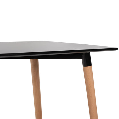 ΣΕΤ ΤΡΑΠΕΖΑΡΙΑΣ 5 ΤΜΧ LIO MDF TOP & ΠΟΛΥΠΡΟΠΥΛΕΝΙΟ ΣΕ ΜΑΥΡΟ