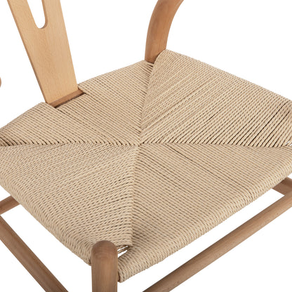 ΣΕΤ ΤΡΑΠΕΖΑΡΙΑΣ 5 ΤΜΧ BRAVE MDF TOP ΞΥΛΟ ΟΞΙΑΣ & PAPER ROPE ΣΕ ΦΥΣΙΚΟ