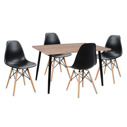 ΣΕΤ ΤΡΑΠΕΖΑΡΙΑΣ 5 ΤΜΧ ΤΡΑΠΕΖΙ & ΚΑΡΕΚΛΕΣ TWIST 120x70x76,5