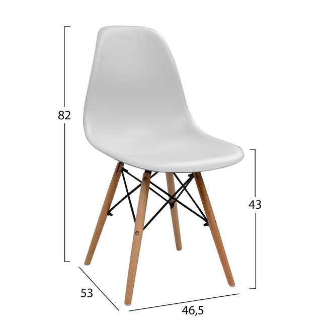 ΣΕΤ ΤΡΑΠΕΖΑΡΙΑΣ 5 ΤΜΧ ΤΡΑΠΕΖΙ & ΚΑΡΕΚΛΕΣ TWIST 120x70x76,5