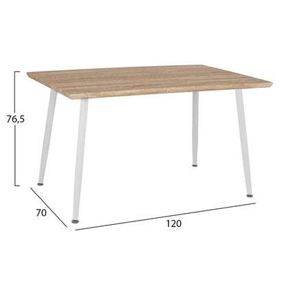 ΣΕΤ ΤΡΑΠΕΖΑΡΙΑΣ 5 ΤΜΧ ΤΡΑΠΕΖΙ 120x70x76,5 & ΚΑΡΕΚΛΕΣ VEGAS