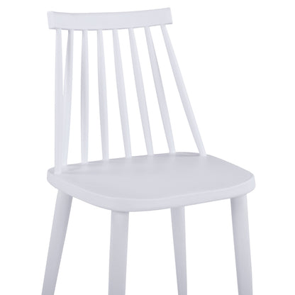 DINING SET INDOOR 5PCS PALOMA WHITE SONAMA MDF TOP