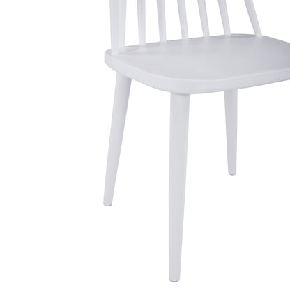 DINING SET INDOOR 5PCS PALOMA WHITE SONAMA MDF TOP