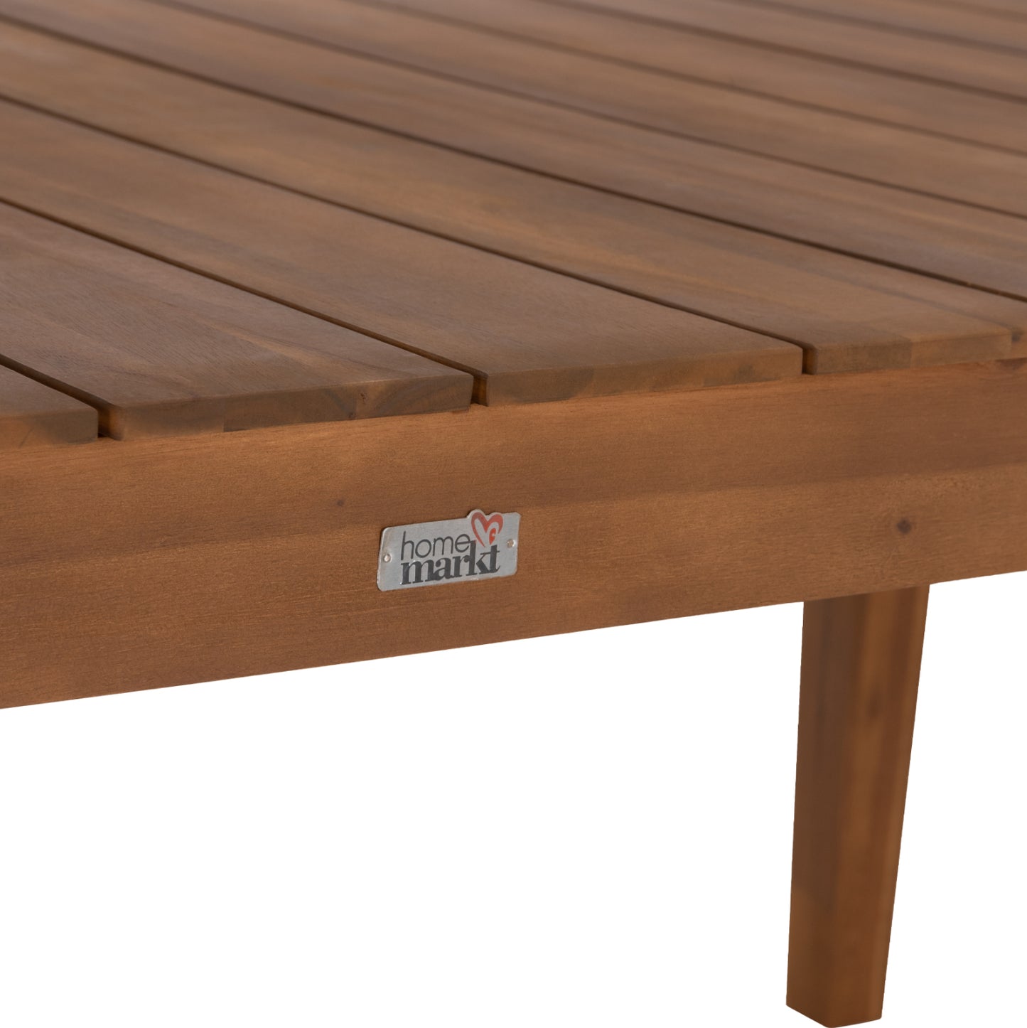 OUTDOOR DINING SET 7 PCS NOLE ACACIA WOOD NATURAL BEIGE CUSHIONS