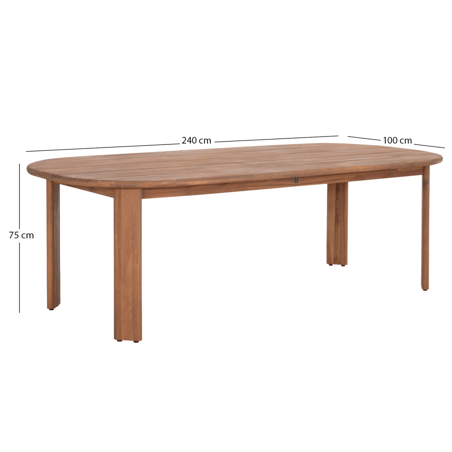 OUTDOOR DINING SET 7 PCS RAIKKO ACACIA WOOD & NATURAL ROPE