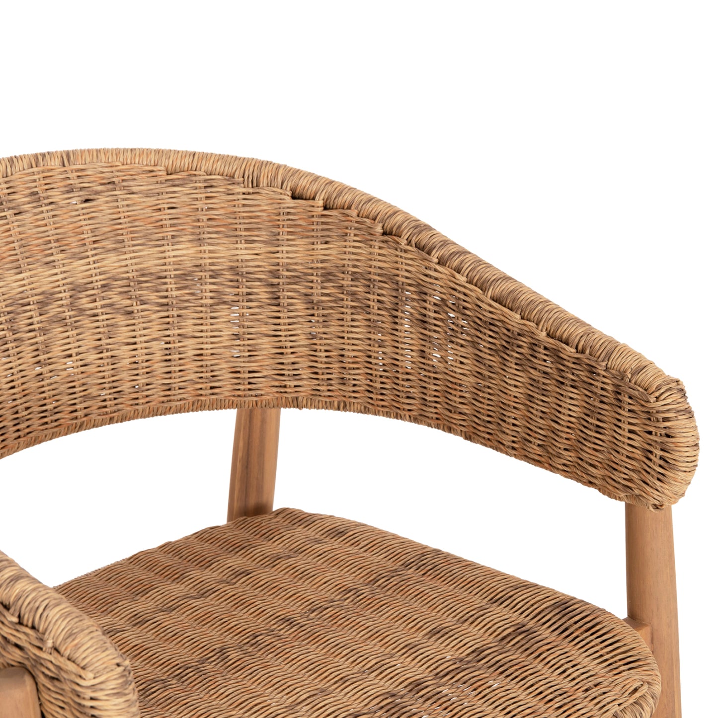 OUTDOOR DINING SET 7 PCS RAIKKO ACACIA WOOD & NATURAL ROPE