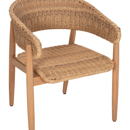 OUTDOOR DINING SET 7 PCS RAIKKO ACACIA WOOD & NATURAL ROPE