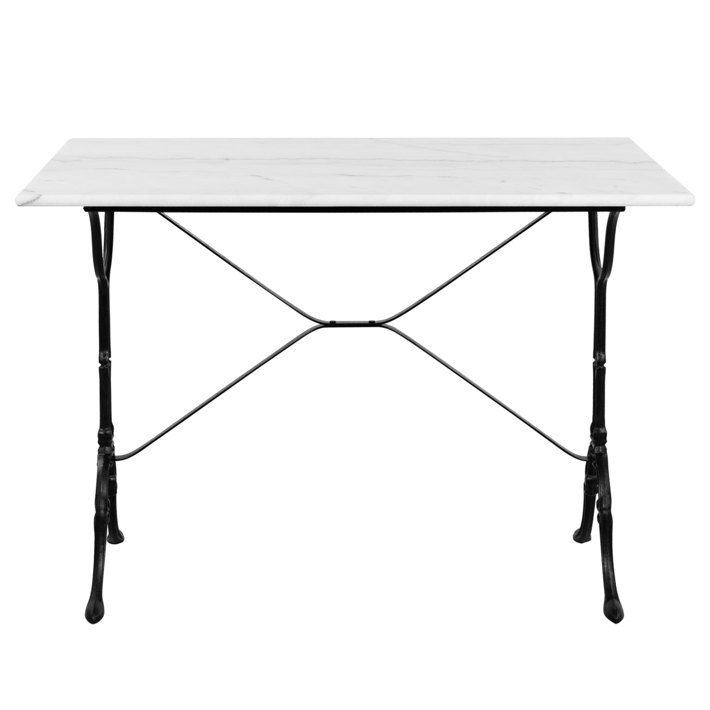 OUTDOOR DINING SET 5 PCS ZETA METAL MARBLE CAST IRON