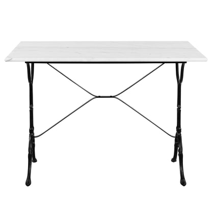 OUTDOOR DINING SET 5 PCS ZETA METAL MARBLE CAST IRON
