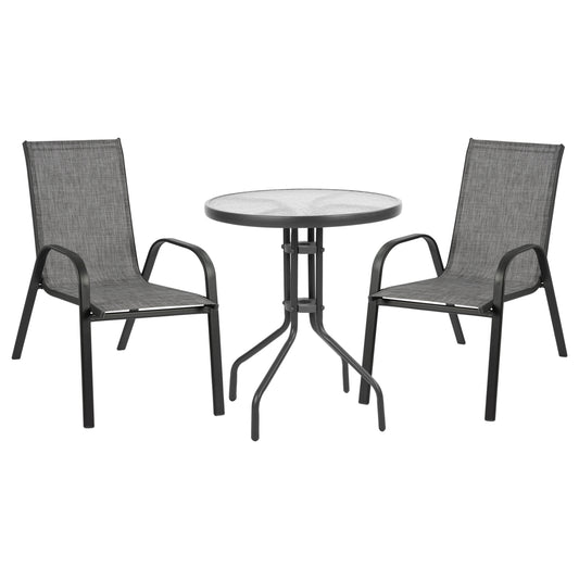 3 PC DINING SET CHAIRS AND TABLE