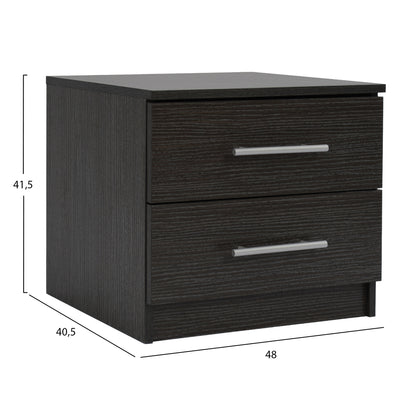 3 PC BEDROOM SET FABRIC GREY MELAMINE ZEBRANO