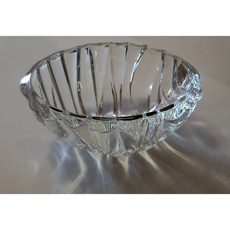 Μπολ Παγωτού Γυάλινο με Κυματιστό Σχέδιο Σετ 6 Τεμαχίων 12εκ