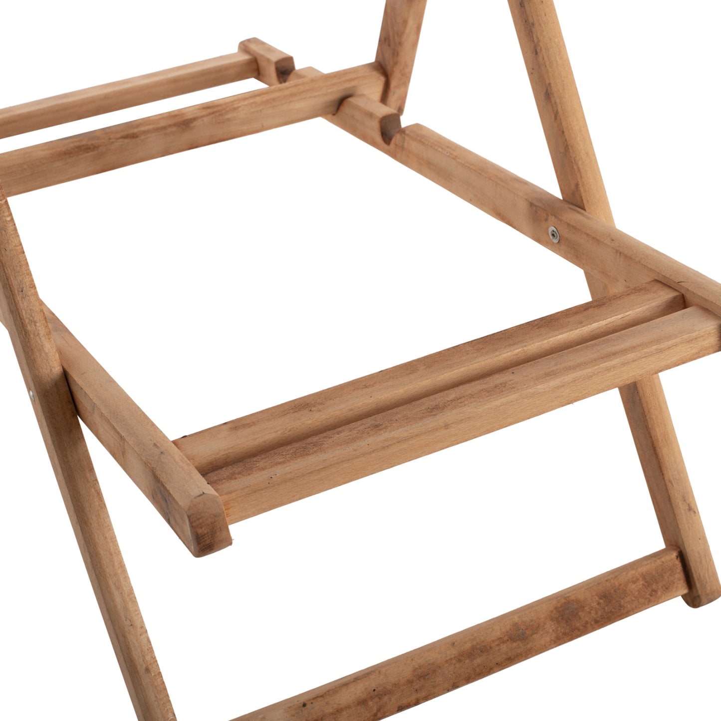 SUN LOUNGER WITHOUT ARMREST LEMNOS SOLID BEECH IMPREGNATED NATURAL