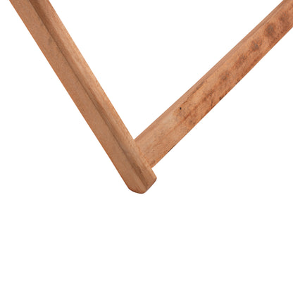 SUN LOUNGER WITHOUT ARMREST LEMNOS SOLID BEECH IMPREGNATED NATURAL
