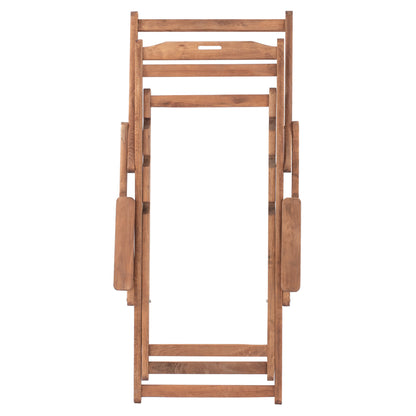 LOUNGE CHAIR WITH ARMREST LIMNOS EMB/SMOS WALNUT 62,5x97x105