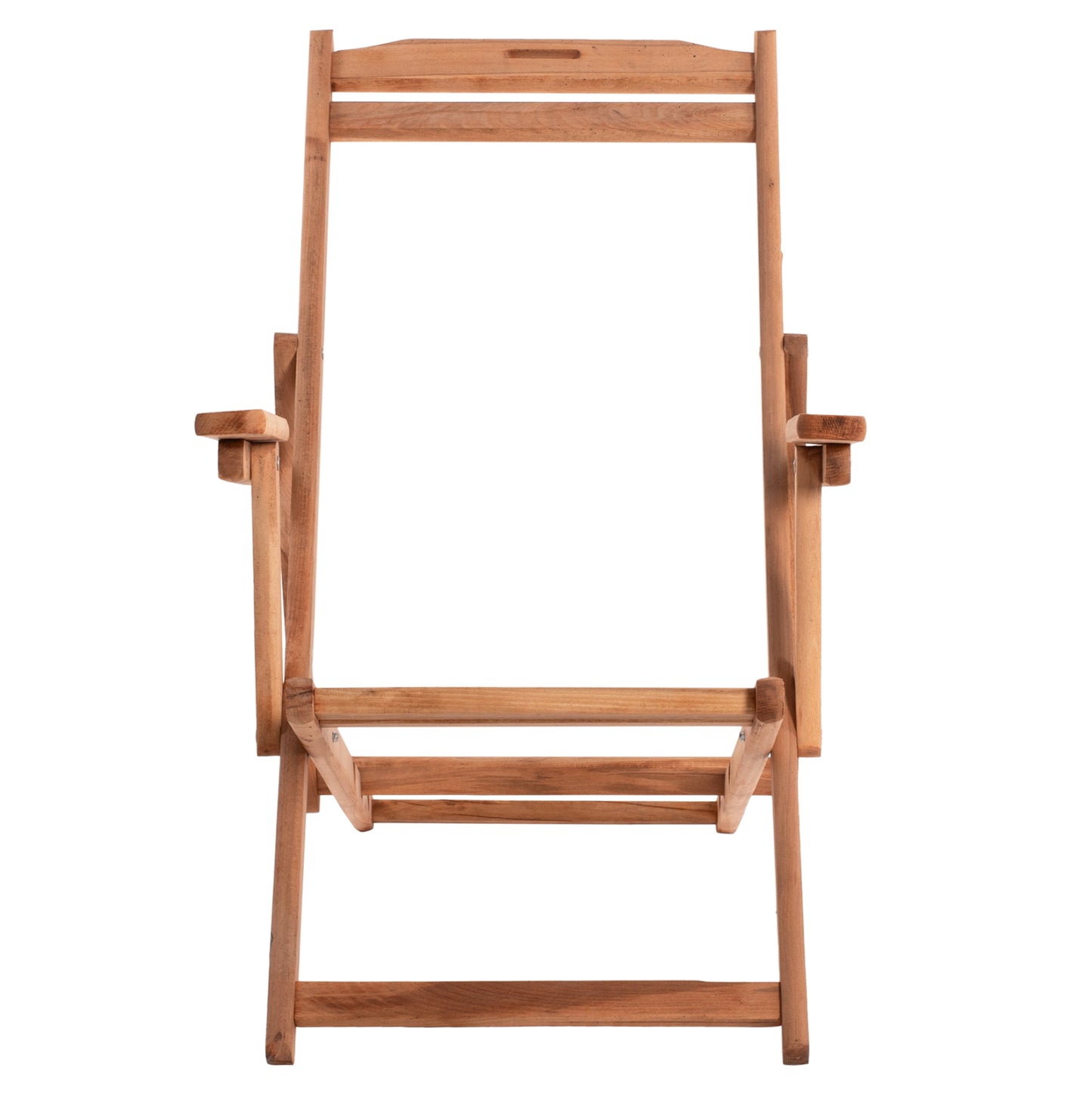 SUN LOUNGER WITH ARMREST LIMNOS IMPREGNATED NATURAL
