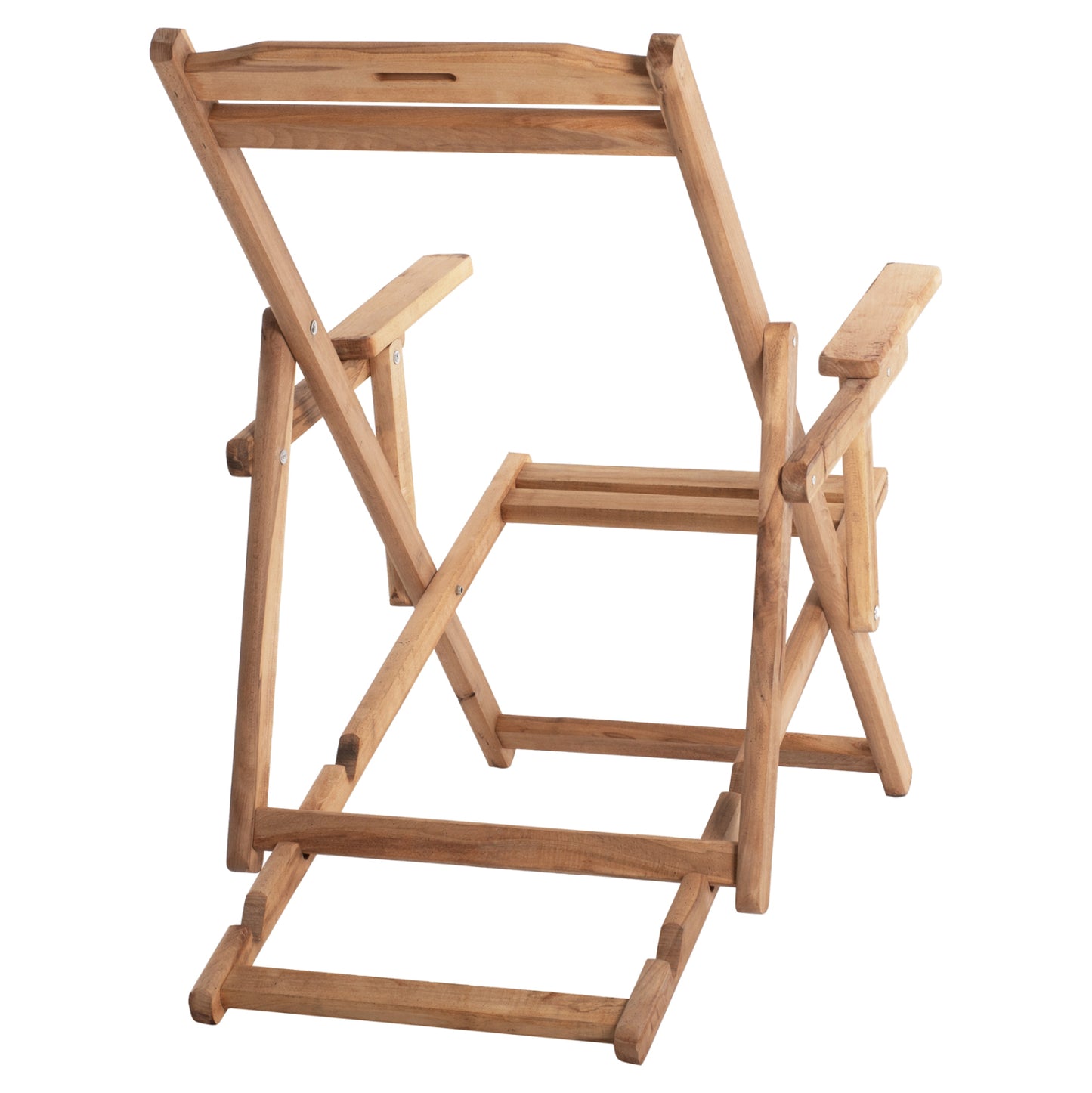 SUN LOUNGER WITH ARMREST LIMNOS IMPREGNATED NATURAL