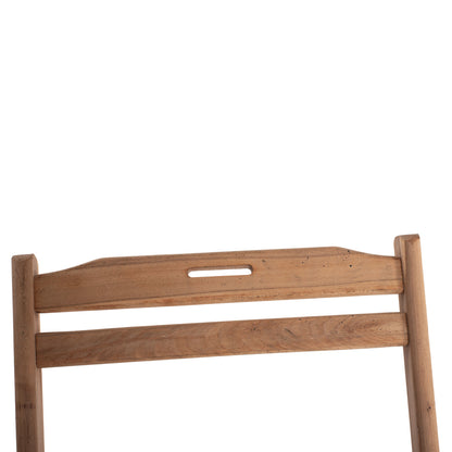 SUN LOUNGER WITH ARMREST LIMNOS IMPREGNATED NATURAL