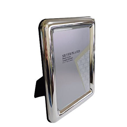 Σκαλιστή Επάργυρη Αμετάβλητη Κορνίζα με Βελούδινη Μαύρη Πλάτη 15x20εκ