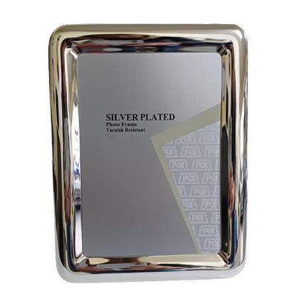 Σκαλιστή Επάργυρη Αμετάβλητη Κορνίζα με Βελούδινη Μαύρη Πλάτη 13x18εκ