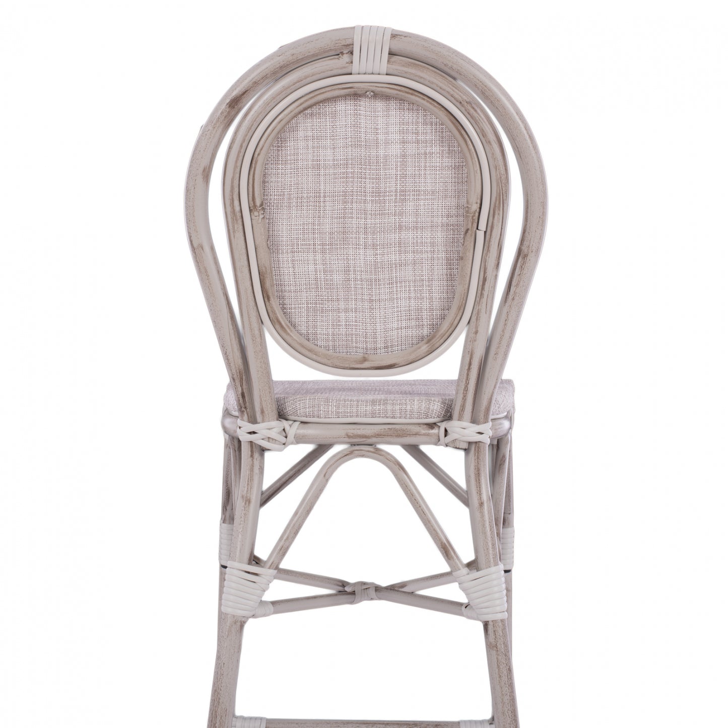 ΣΚΑΜΠΩ ΑΛΟΥΜΙΝΙΟΥ BAMBOO LOOK ΠΑΤΙΝΑ ΛΕΥΚΟ ΜΕ TEXTLINE 41x52x116