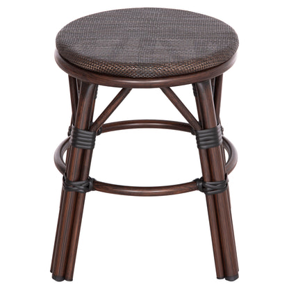 ΣΚΑΜΠΟ ΑΛΟΥΜΙΝΙΟΥ CHINO BAMBOO LOOK ΚΑΦΕ TEXTILENE ΚΑΦΕ Φ36x46