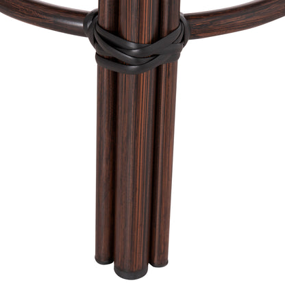 ΣΚΑΜΠΟ ΑΛΟΥΜΙΝΙΟΥ CHINO BAMBOO LOOK ΚΑΦΕ TEXTILENE ΚΑΦΕ Φ36x46