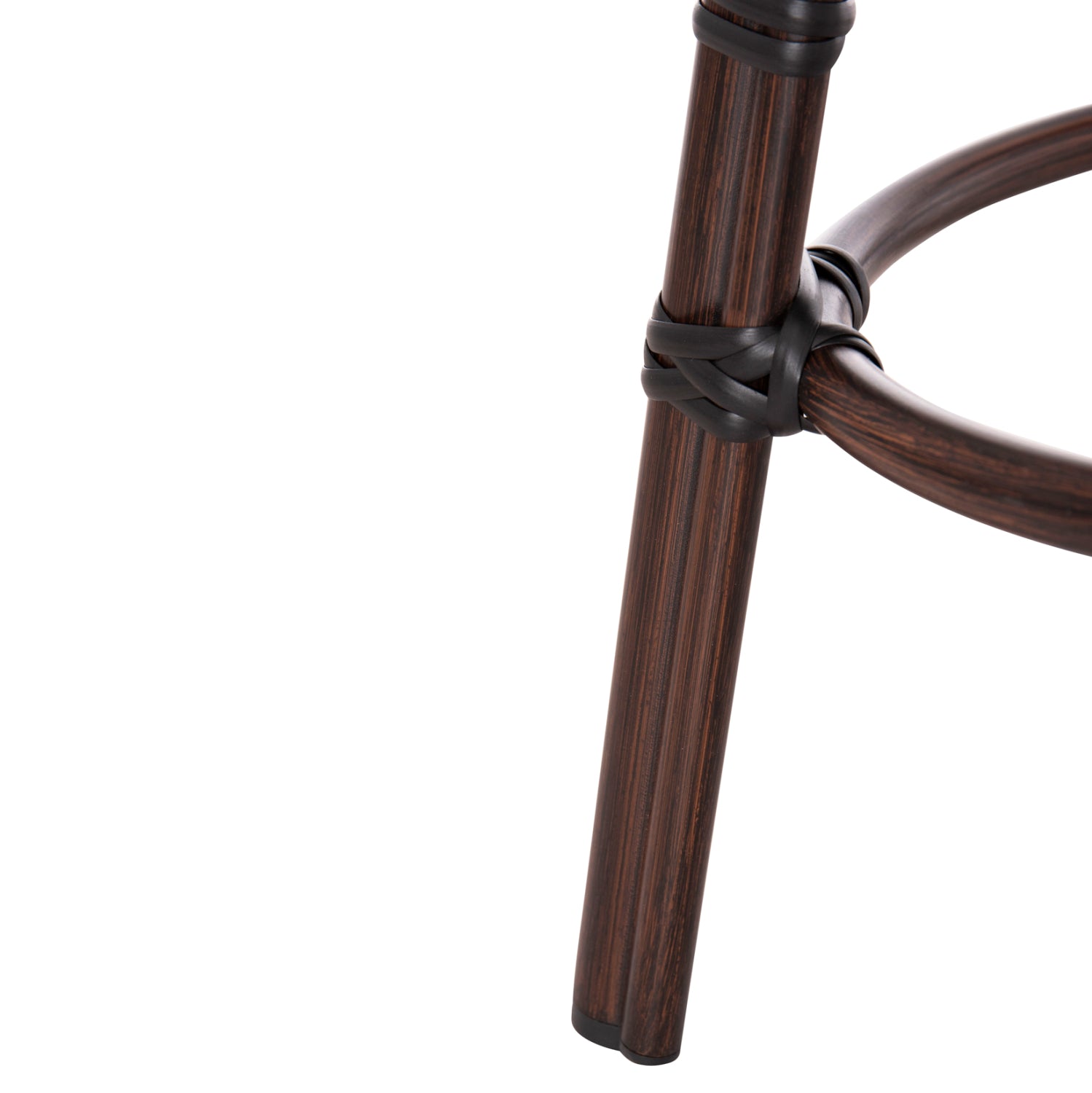 ΣΚΑΜΠΟ ΑΛΟΥΜΙΝΙΟΥ CHINO BAMBOO LOOK ΚΑΦΕ TEXTILENE ΚΑΦΕ Φ36x46
