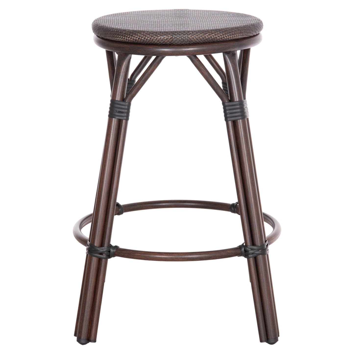 ΣΚΑΜΠΟ ΑΛΟΥΜΙΝΙΟΥ ΜΕΣ. ΥΨΟΥΣ CHINO BAMBOO LOOK & TEXTILENE ΚΑΦΕ 43x43x65