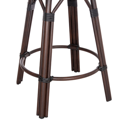 ΣΚΑΜΠΟ ΑΛΟΥΜΙΝΙΟΥ ΜΕΣ. ΥΨΟΥΣ CHINO BAMBOO LOOK & TEXTILENE ΚΑΦΕ 43x43x65