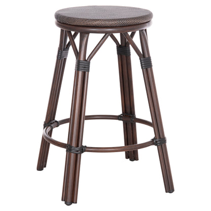 ΣΚΑΜΠΟ ΑΛΟΥΜΙΝΙΟΥ ΜΕΣ. ΥΨΟΥΣ CHINO BAMBOO LOOK & TEXTILENE ΚΑΦΕ 43x43x65